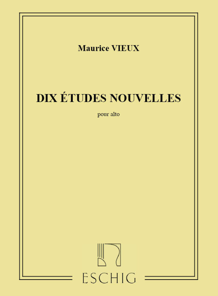 10 Nouvelles Etudes Alto